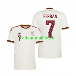 Espagne Maillot avec flocage Ferran Torres 7 Extérieur Coupe du Monde 2026 ,Homme MC