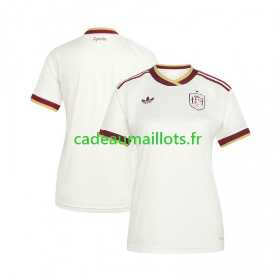 Espagne Maillot avec flocage Extérieur Coupe du Monde 2026 ,Femme MC