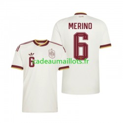 Espagne Maillot avec flocage Mikel Merino 6 Extérieur Coupe du Monde 2026 ,Homme MC
