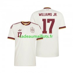 Espagne Maillot avec flocage Nico Williams 17 Extérieur Coupe du Monde 2026 ,Homme MC