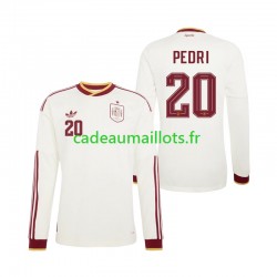 Espagne Maillot avec flocage Pedri 20 Extérieur Coupe du Monde 2026 ,Homme ML
