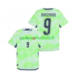 Suisse Maillot avec flocage Johan Manzambi 9 Extérieur Coupe du Monde 2026 ,Homme MC