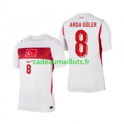 Turquie Maillot avec flocage Arda Guler 8 Extérieur Coupe du Monde 2026 ,Homme MC