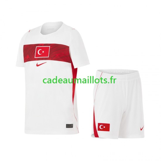 Turquie Maillot avec flocage Extérieur Coupe du Monde 2026 ,Tenue Enfant MC