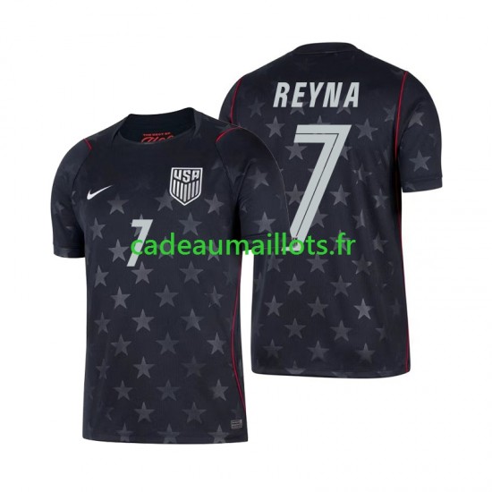 États-Unis Maillot avec flocage Giovanni Reyna 7 Extérieur Coupe du Monde 2026 ,Homme MC