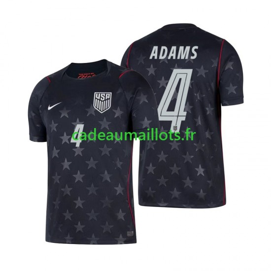 États-Unis Maillot avec flocage Tyler Adams 4 Extérieur Coupe du Monde 2026 ,Homme MC