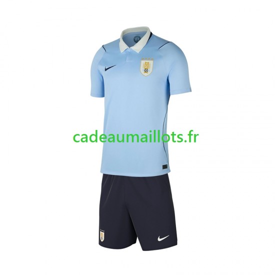 Uruguay Maillot avec flocage Domicile Coupe du Monde 2026 ,Tenue Enfant MC
