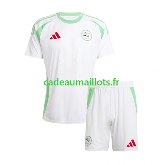 Algérie Maillot avec flocage Domicile 2024-2025 ,Tenue Enfant MC