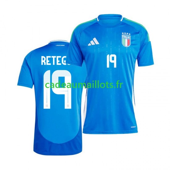 Italie Maillot avec flocage Mateo Retegui 19 Domicile 2024 ,Homme MC