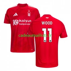 Nottingham Forest Maillot avec flocage Chris Wood 11 Domicile 2024-2025 ,Homme MC