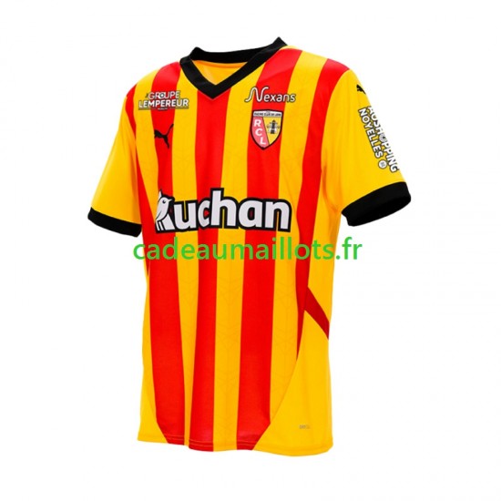 RC Lens Maillot avec flocage Domicile 2024-2025 ,Homme MC