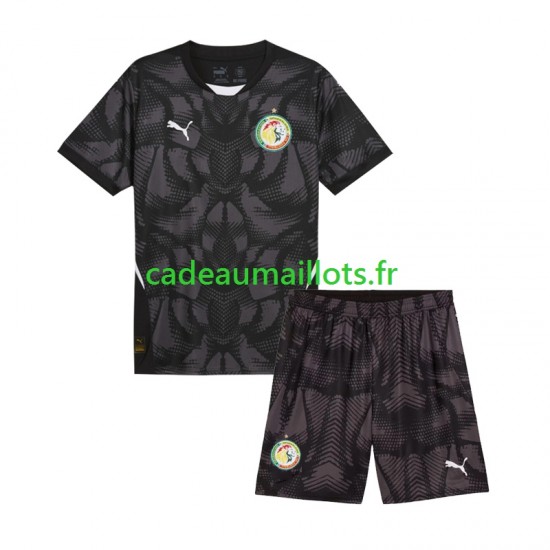 Sénégal Maillot avec flocage Gardien Extérieur 2025 ,Tenue Enfant MC