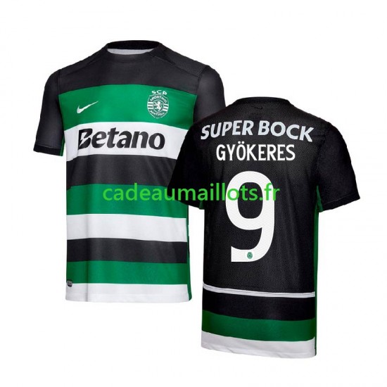 Sporting CP Maillot avec flocage Gyokeres 9 Domicile 2024-2025 ,Homme MC