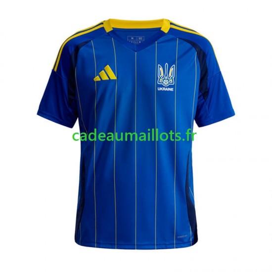 Ukraine Maillot avec flocage Extérieur 2024 ,Homme MC