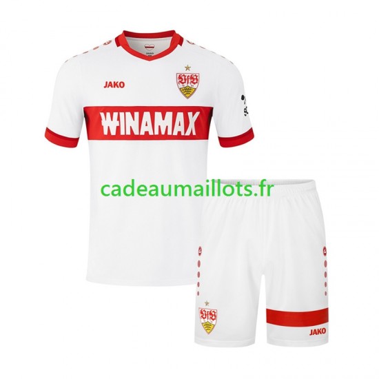 VfB Stuttgart Maillot avec flocage Domicile 2024-2025 ,Tenue Enfant MC