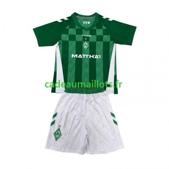 Werder Bremen Maillot avec flocage Domicile 2024-2025 ,Tenue Enfant MC