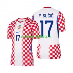 Croatie Maillot avec flocage Petar Sucic 17 Domicile Coupe du Monde 2026 ,Homme MC
