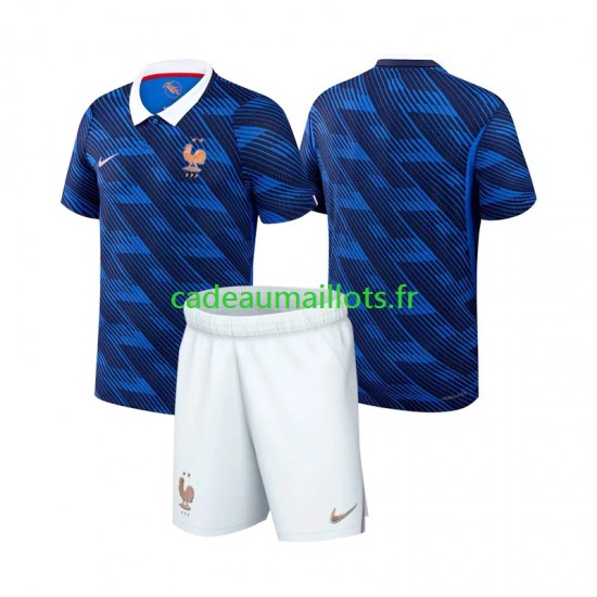 France Maillot avec flocage Domicile Coupe du Monde 2026 ,Tenue Enfant MC