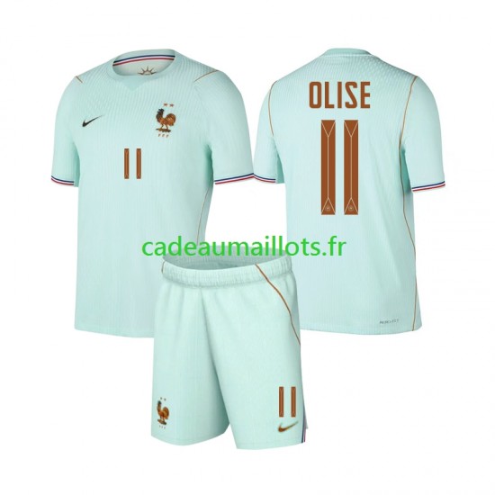 France Maillot avec flocage Michael Olise 11 Extérieur Coupe du Monde 2026 ,Tenue Enfant MC