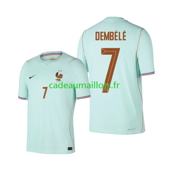 France Maillot avec flocage Ousmane Dembele 7 Extérieur Coupe du Monde 2026 ,Homme MC