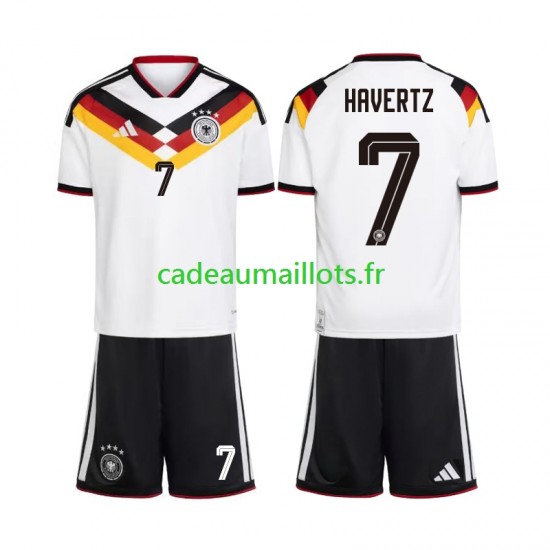 Allemagne Maillot avec flocage Kai Havertz 7 Domicile Coupe du Monde 2026 ,Tenue Enfant MC Allemagne Maillot avec flocage Kai Havertz 7 Domicile Coupe du Monde 2026 ,Tenue Enfant MC