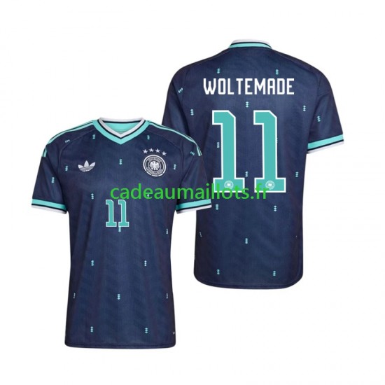 Allemagne Maillot avec flocage Nick Woltemade 11 Extérieur Coupe du Monde 2026 ,Homme MC