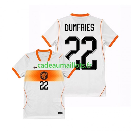Pays-Bas Maillot avec flocage Denzel Dumfries 22 Extérieur Coupe du Monde 2026 ,Homme MC