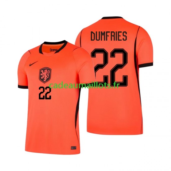 Pays-Bas Maillot avec flocage Denzel Dumfries 22 Domicile Coupe du Monde 2026 ,Homme MC