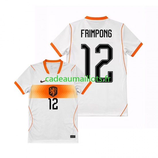 Pays-Bas Maillot avec flocage Jeremie Frimpong 12 Extérieur Coupe du Monde 2026 ,Homme MC