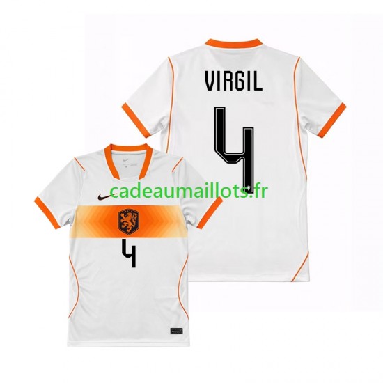 Pays-Bas Maillot avec flocage Virgil van Dijk 4 Extérieur Coupe du Monde 2026 ,Homme MC