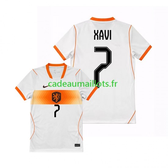 Pays-Bas Maillot avec flocage Xavi Simons 7 Extérieur Coupe du Monde 2026 ,Homme MC