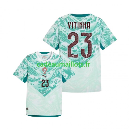 Portugal Maillot avec flocage Vitinha 23 Extérieur Coupe du Monde 2026 ,Homme MC