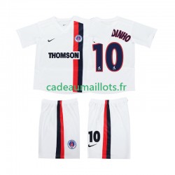 AC Milan Maillot avec flocage RONALDINHO 10 Rétro Extérieur 2010 2008 ,Tenue Enfant MC