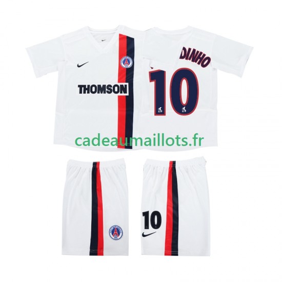 AC Milan Maillot avec flocage RONALDINHO 10 Rétro Extérieur 2010 2008 ,Tenue Enfant MC