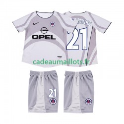 AC Milan Maillot avec flocage RONALDINHO 21 Rétro Extérieur 2011 2010 ,Tenue Enfant MC