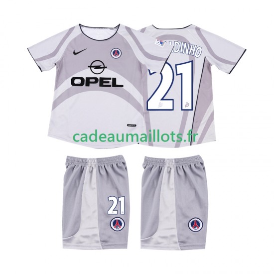 AC Milan Maillot avec flocage RONALDINHO 21 Rétro Extérieur 2011 2010 ,Tenue Enfant MC