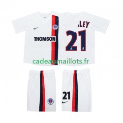 AC Milan Maillot avec flocage WESLEY 21 Rétro Extérieur 2010 2008 ,Tenue Enfant MC