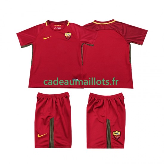 AS Rome Maillot avec flocage - Rétro Domicile 2017 2018 ,Tenue Enfant MC