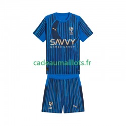 Al Hilal Maillot avec flocage CWC Domicile 2025-2026 ,Tenue Enfant MC