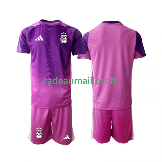 Argentine Maillot avec flocage Gardien Domicile 2025 ,Tenue Enfant MC