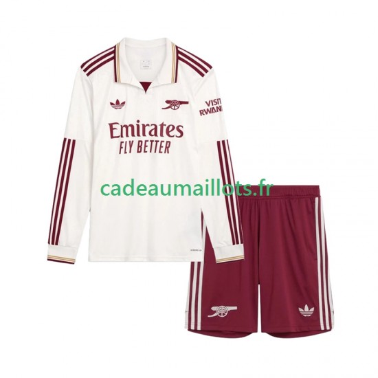 Arsenal Maillot avec flocage 3ème 2025-2026 ,Tenue Enfant ML