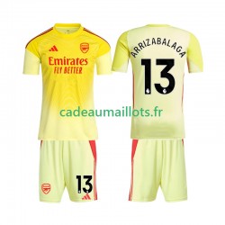 Arsenal Maillot avec flocage Kepa Arrizabalaga 13 Gardien Domicile 2025-2026 ,Tenue Enfant MC
