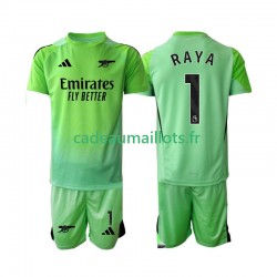 Arsenal Maillot avec flocage Raya 1 Gardien Extérieur 2025-2026 ,Tenue Enfant MC
