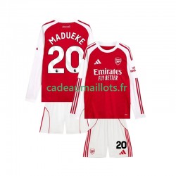 Arsenal Maillot avec flocage Noni Madueke 20 Domicile 2025-2026 ,Tenue Enfant ML
