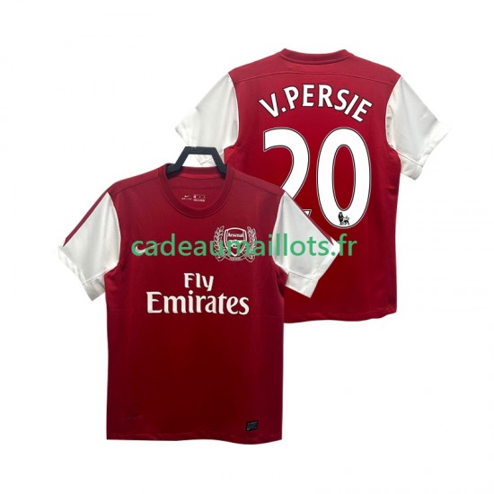 Arsenal Maillot avec flocage V PERSIE 20 Rétro Domicile 2011 2012 ,Homme MC