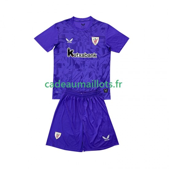 Athletic Bilbao Maillot avec flocage Gardien 3ème 2025-2026 ,Tenue Enfant MC