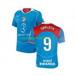 Atlético Madrid Maillot avec flocage Alexander Sorloth 9 3ème 2025-2026 ,Homme MC