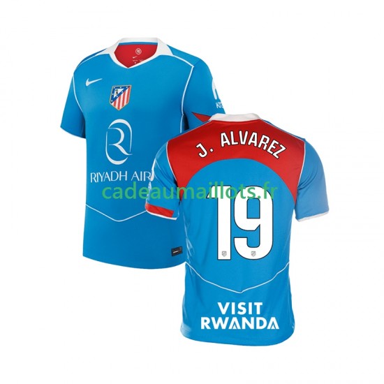 Atlético Madrid Maillot avec flocage Julian Alvarez 19 3ème 2025-2026 ,Homme MC