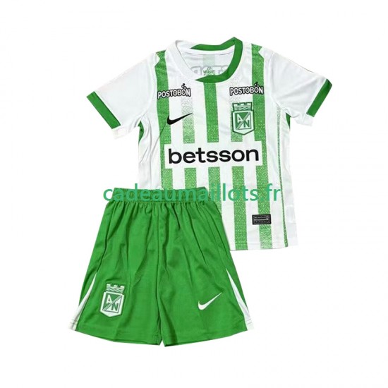 Maillot avec flocage Atletico Nacional Domicile 2025 ,Tenue Enfant MC