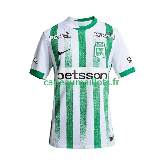 Maillot avec flocage Atletico Nacional Domicile 2025 ,Homme MC